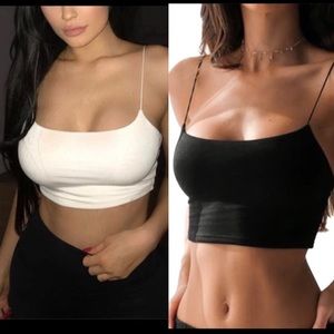 Celeb style strappy tanks